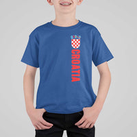 Croatia T Shirt For Kid Vintage Hrvatska Zagreb Croatian