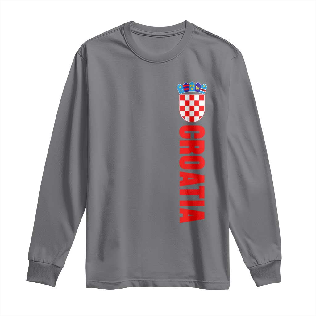 Croatia Long Sleeve Shirt Vintage Hrvatska Zagreb Croatian