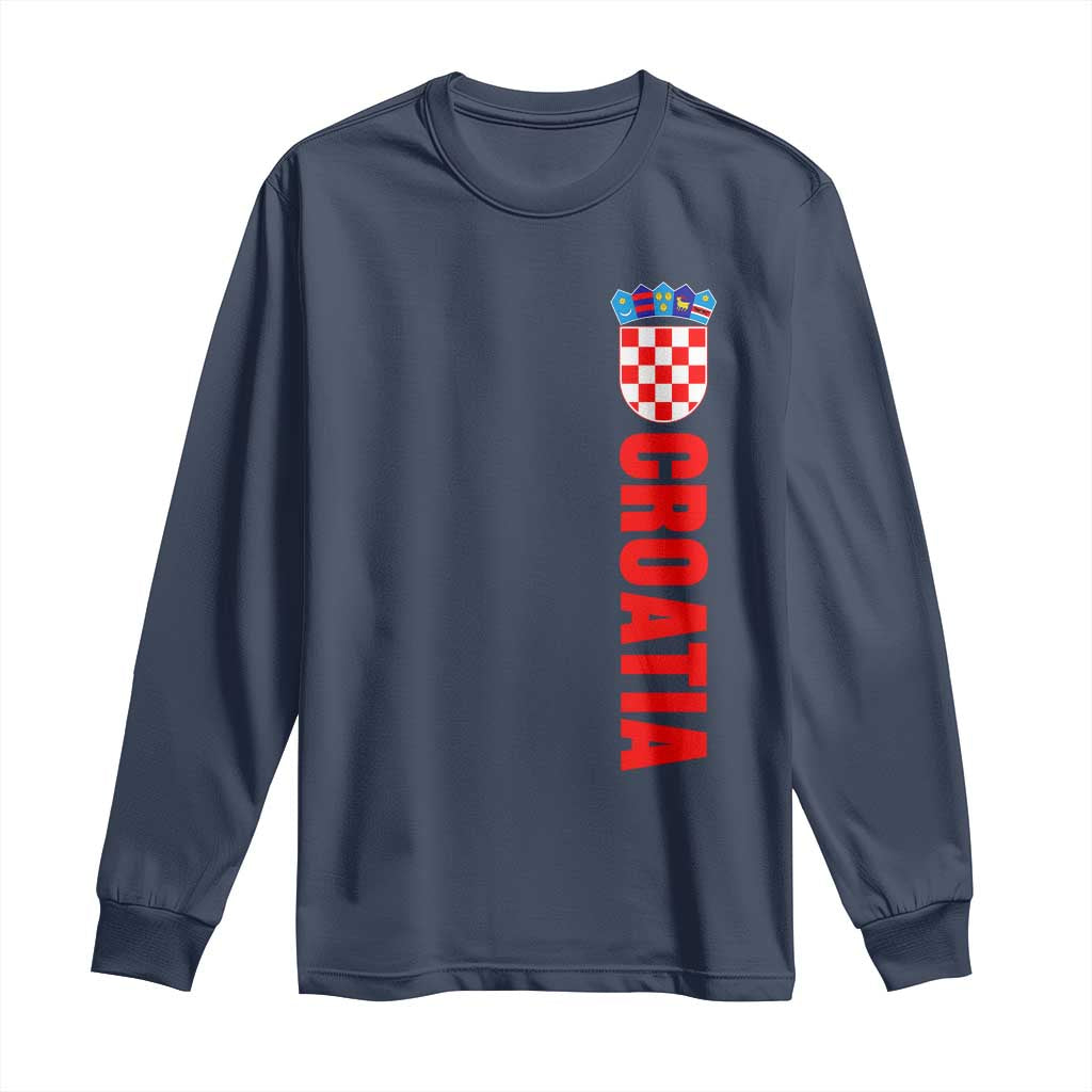 Croatia Long Sleeve Shirt Vintage Hrvatska Zagreb Croatian