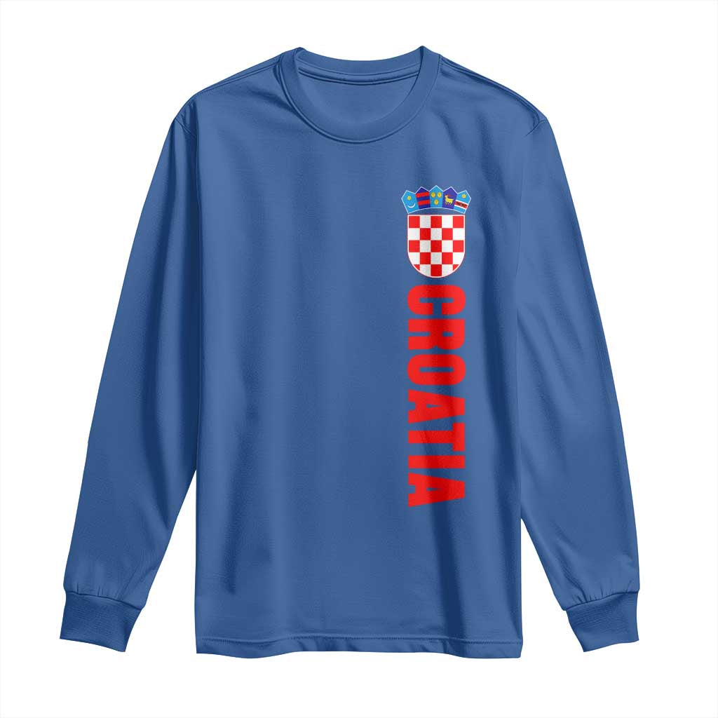 Croatia Long Sleeve Shirt Vintage Hrvatska Zagreb Croatian
