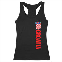 Croatia Racerback Tank Top Vintage Hrvatska Zagreb Croatian