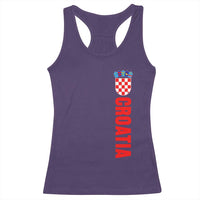 Croatia Racerback Tank Top Vintage Hrvatska Zagreb Croatian