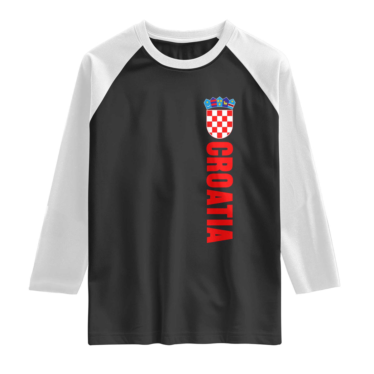 Croatia Raglan Shirt Vintage Hrvatska Zagreb Croatian