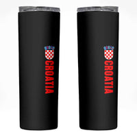 Croatia Skinny Tumbler Vintage Hrvatska Zagreb Croatian