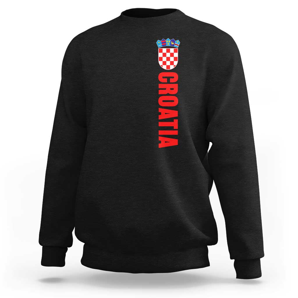 Croatia Sweatshirt Vintage Hrvatska Zagreb Croatian