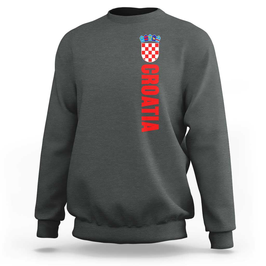 Croatia Sweatshirt Vintage Hrvatska Zagreb Croatian