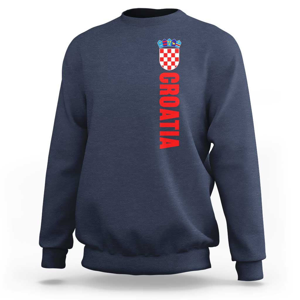 Croatia Sweatshirt Vintage Hrvatska Zagreb Croatian