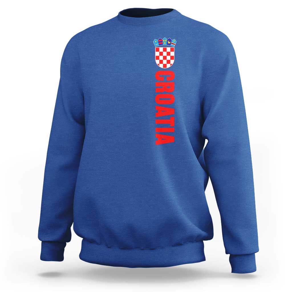 Croatia Sweatshirt Vintage Hrvatska Zagreb Croatian