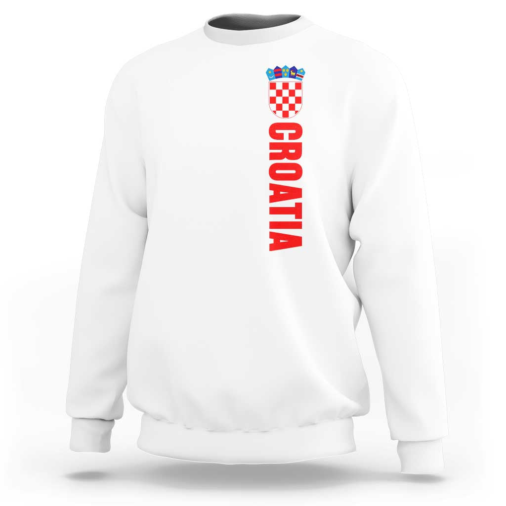 Croatia Sweatshirt Vintage Hrvatska Zagreb Croatian