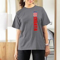 Croatia T Shirt For Women Vintage Hrvatska Zagreb Croatian