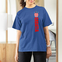 Croatia T Shirt For Women Vintage Hrvatska Zagreb Croatian