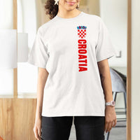 Croatia T Shirt For Women Vintage Hrvatska Zagreb Croatian