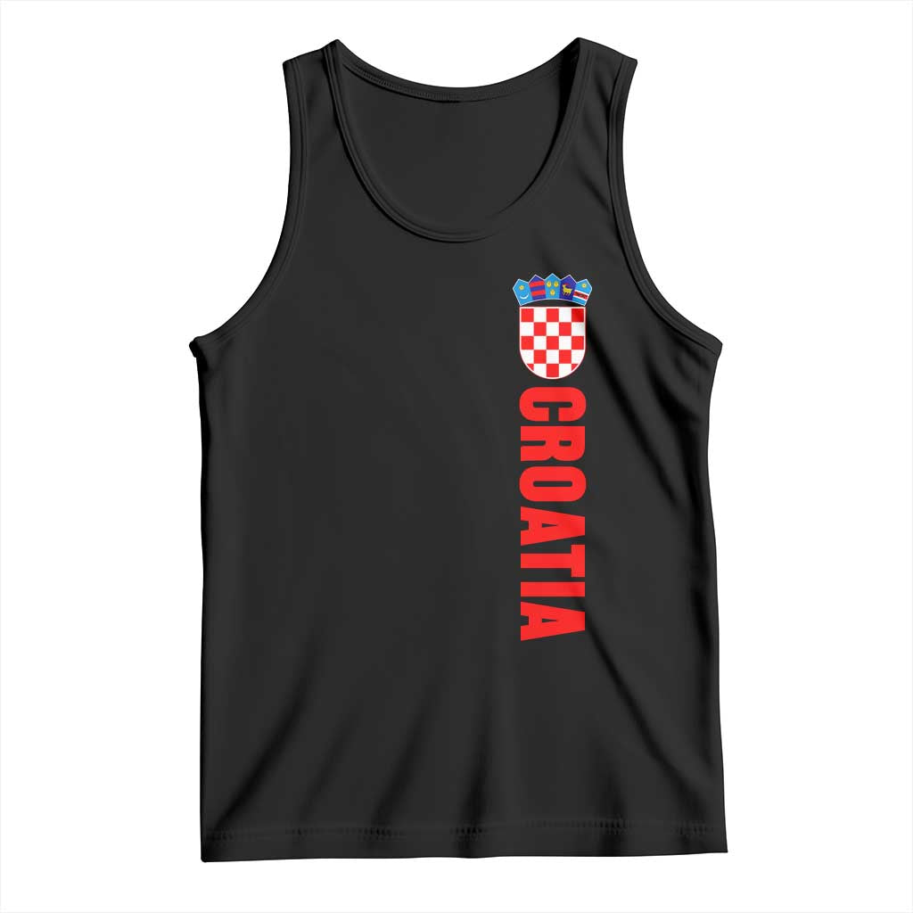 Croatia Tank Top Vintage Hrvatska Zagreb Croatian