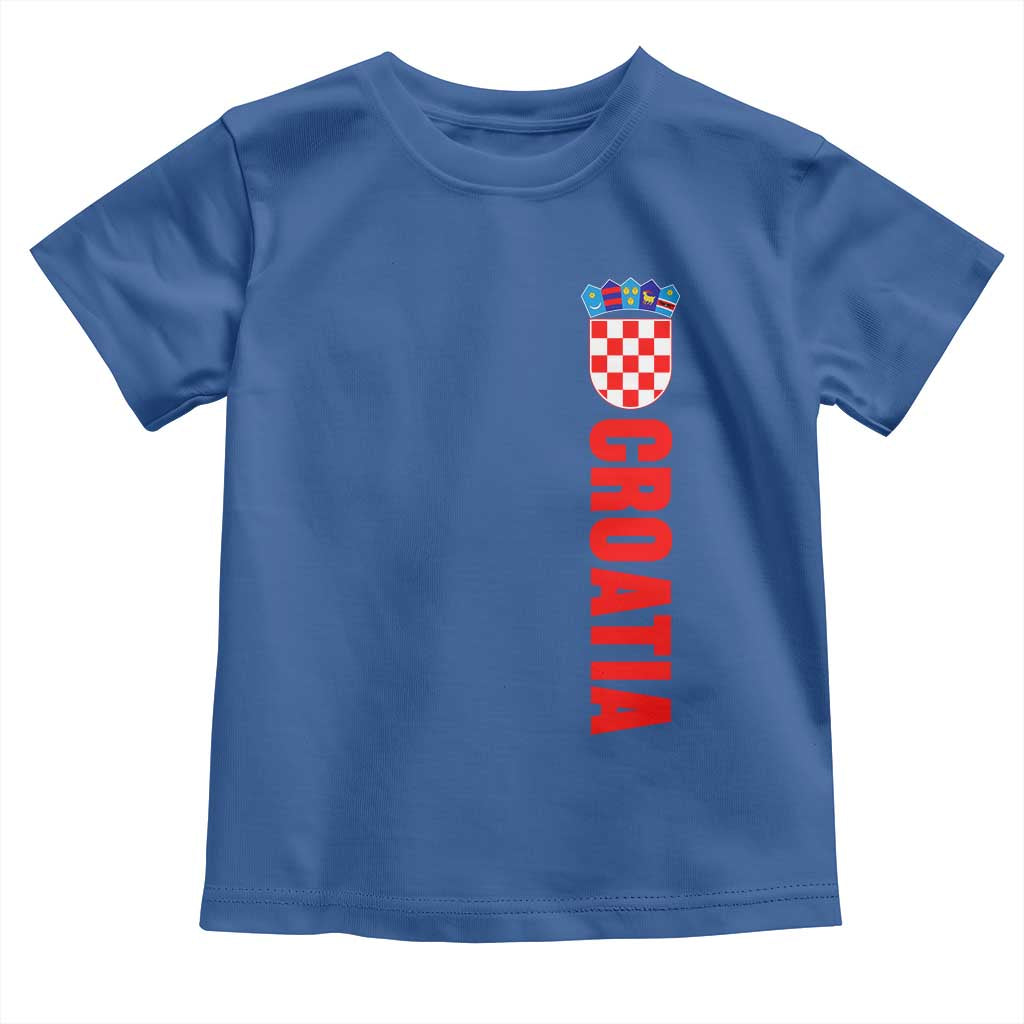 Croatia Toddler T Shirt Vintage Hrvatska Zagreb Croatian