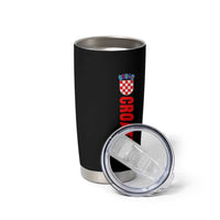 Croatia Tumbler Cup Vintage Hrvatska Zagreb Croatian