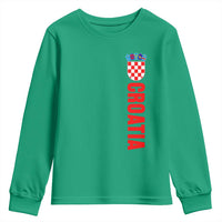 Croatia Youth Sweatshirt Vintage Hrvatska Zagreb Croatian