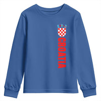 Croatia Youth Sweatshirt Vintage Hrvatska Zagreb Croatian