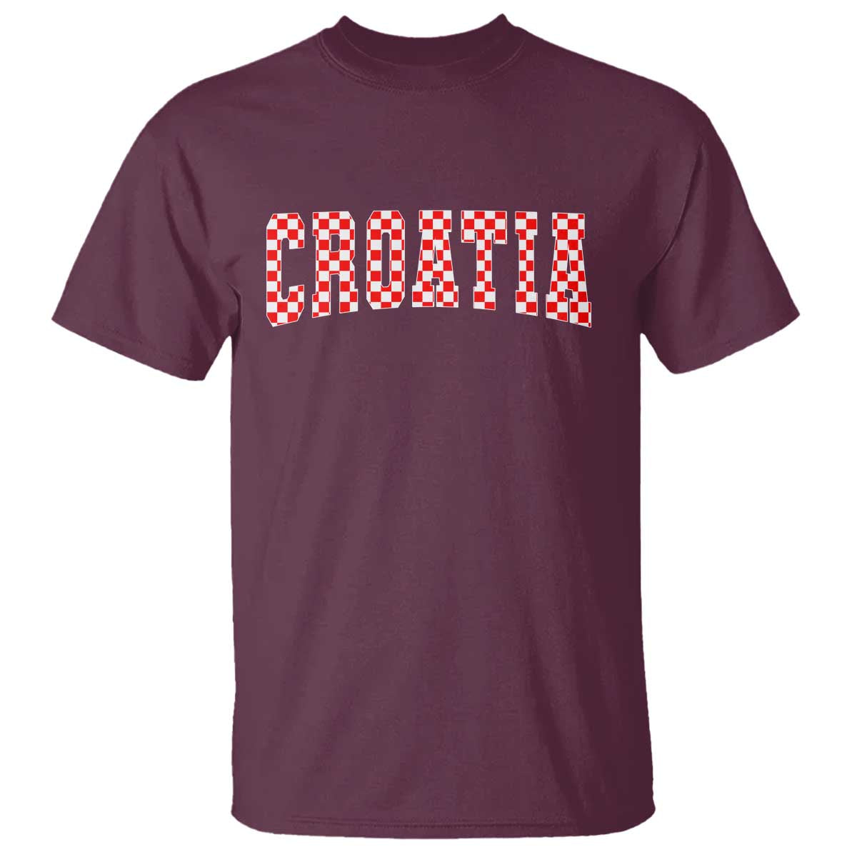Vintage Croatia T Shirt Retro Varsity Hrvatska Flag Zagreb Croatian