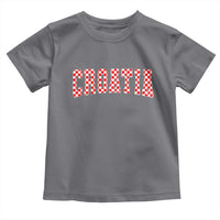 Vintage Croatia Toddler T Shirt Retro Varsity Hrvatska Flag Zagreb Croatian