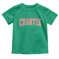 Vintage Croatia Toddler T Shirt Retro Varsity Hrvatska Flag Zagreb Croatian