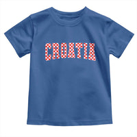 Vintage Croatia Toddler T Shirt Retro Varsity Hrvatska Flag Zagreb Croatian