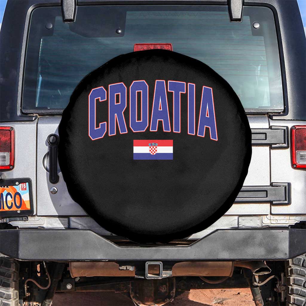 Croatia Flag Spare Tire Cover Vintage Hrvatska Flag Zagreb Croatian Jersey Retro