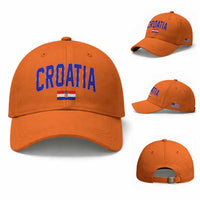 Croatia Flag Baseball Cap Vintage Hrvatska Flag Zagreb Croatian Jersey Retro