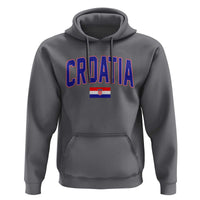 Croatia Flag Hoodie Vintage Hrvatska Flag Zagreb Croatian Jersey Retro