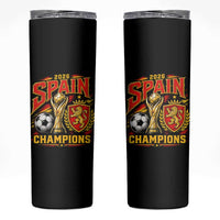 Spain Champions 2026 Skinny Tumbler Spanish Soccer Fan Graphic