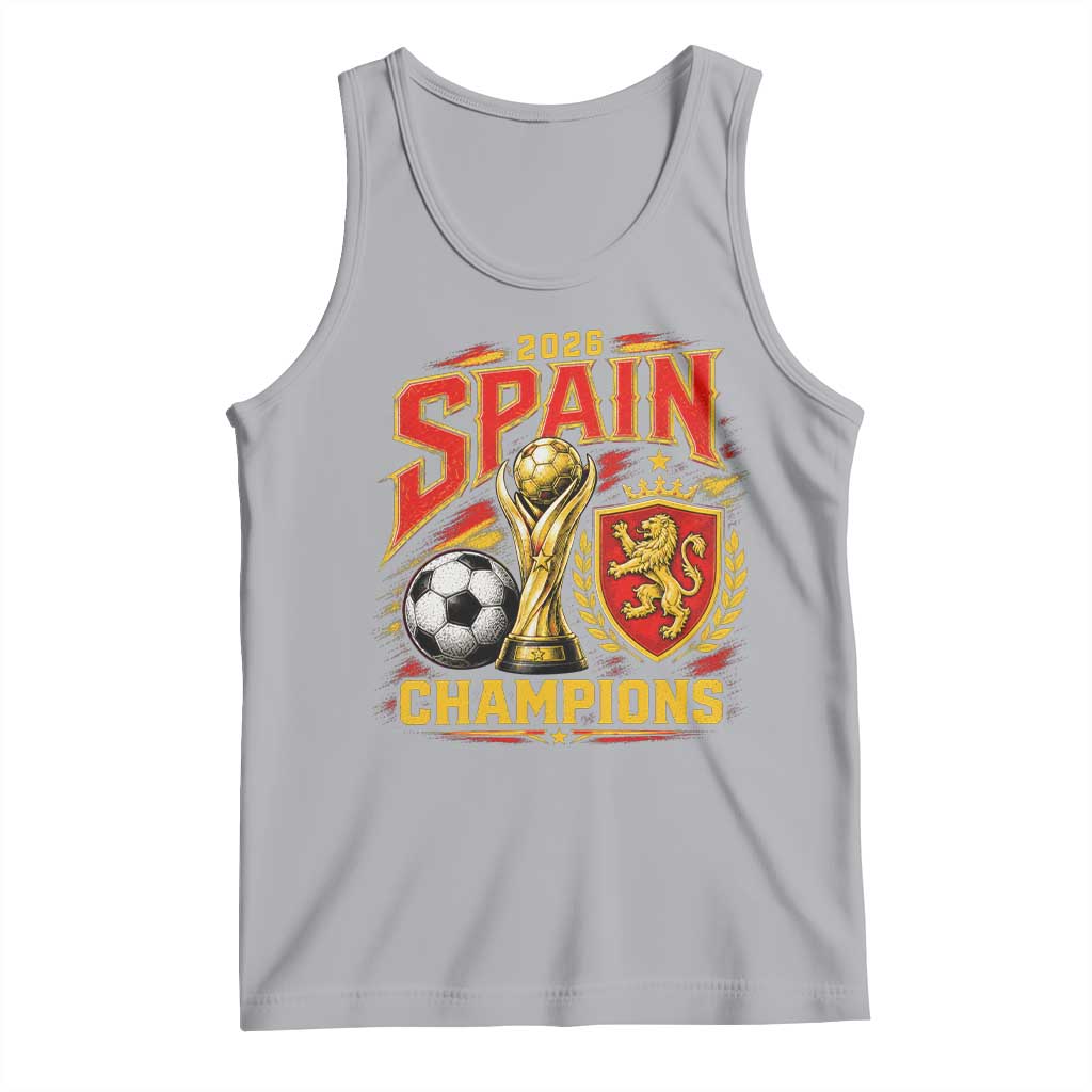Spain Champions 2026 Tank Top Spanish Soccer Fan Graphic