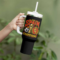 Spain Champions 2026 Tumbler With Handle Spanish Soccer Fan Graphic