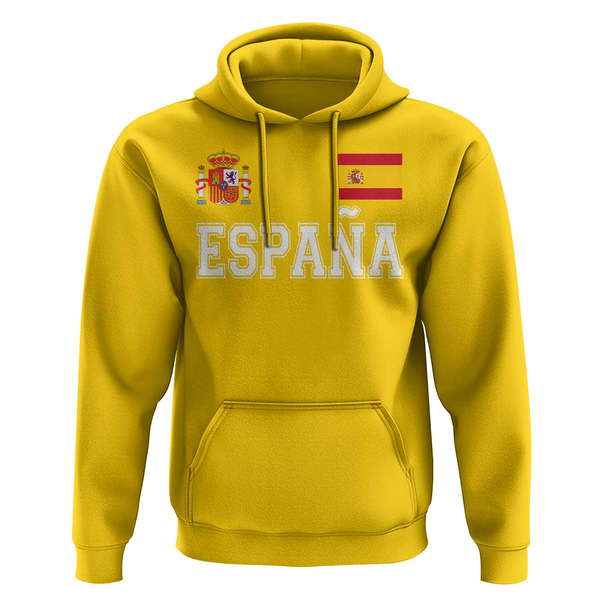 Spain Espana Hoodie Vintage Spanish Flag Royal Crest Graphic