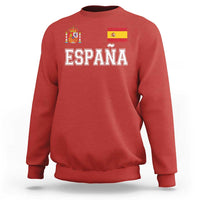 Spain Espana Sweatshirt Vintage Spanish Flag Royal Crest Graphic