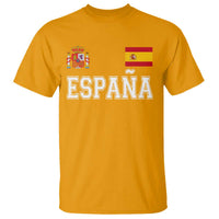 Spain Espana T Shirt Vintage Spanish Flag Royal Crest Graphic