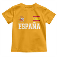 Spain Espana Toddler T Shirt Vintage Spanish Flag Royal Crest Graphic