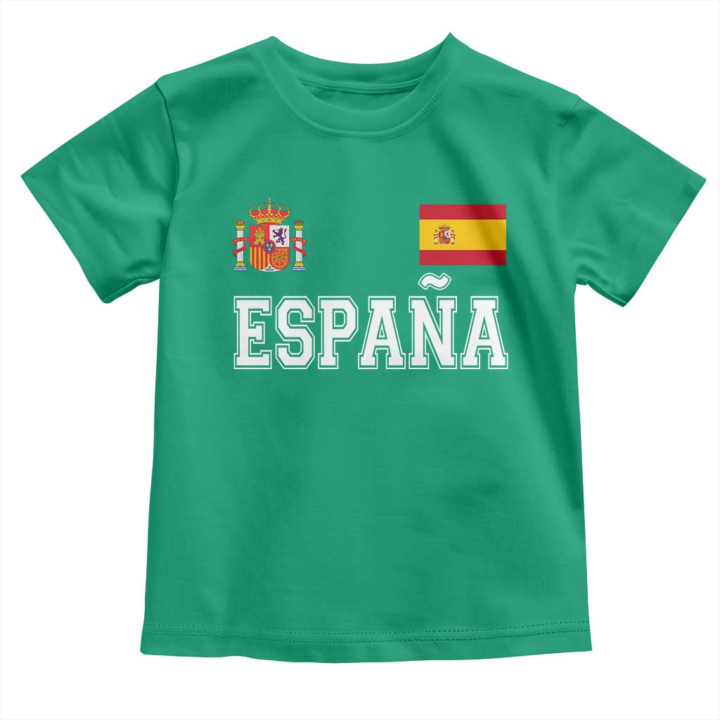 Spain Espana Toddler T Shirt Vintage Spanish Flag Royal Crest Graphic