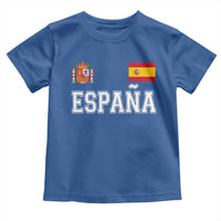 Spain Espana Toddler T Shirt Vintage Spanish Flag Royal Crest Graphic