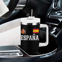 Spain Espana Tumbler With Handle Vintage Spanish Flag Royal Crest Graphic