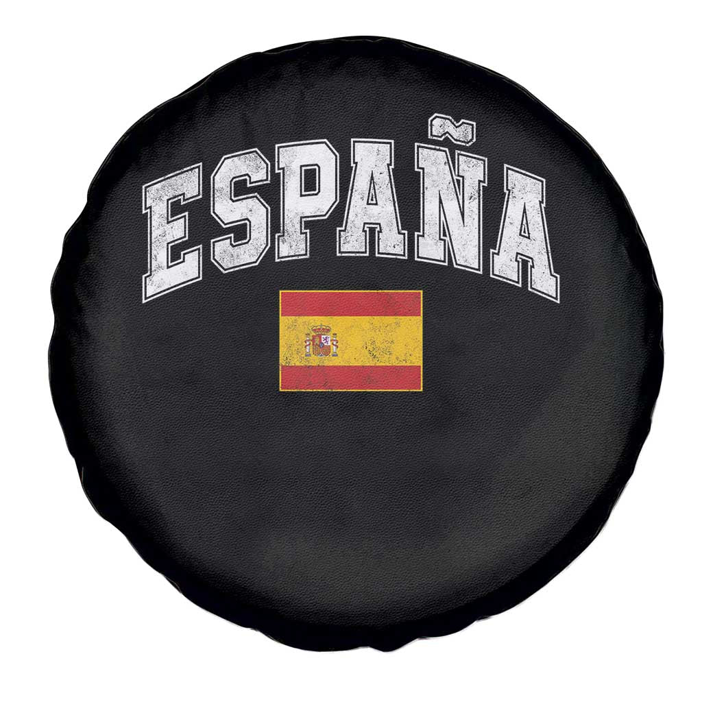 España Vintage Spanish Flag Pride Graphic Spare Tire Cover