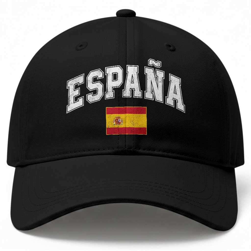España Vintage Spanish Flag Pride Graphic Baseball Cap