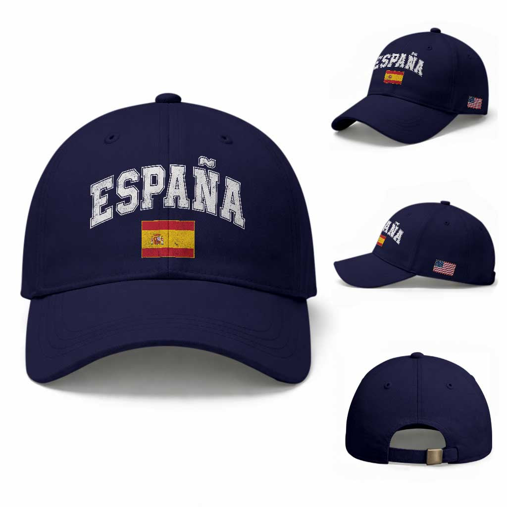 España Vintage Spanish Flag Pride Graphic Baseball Cap