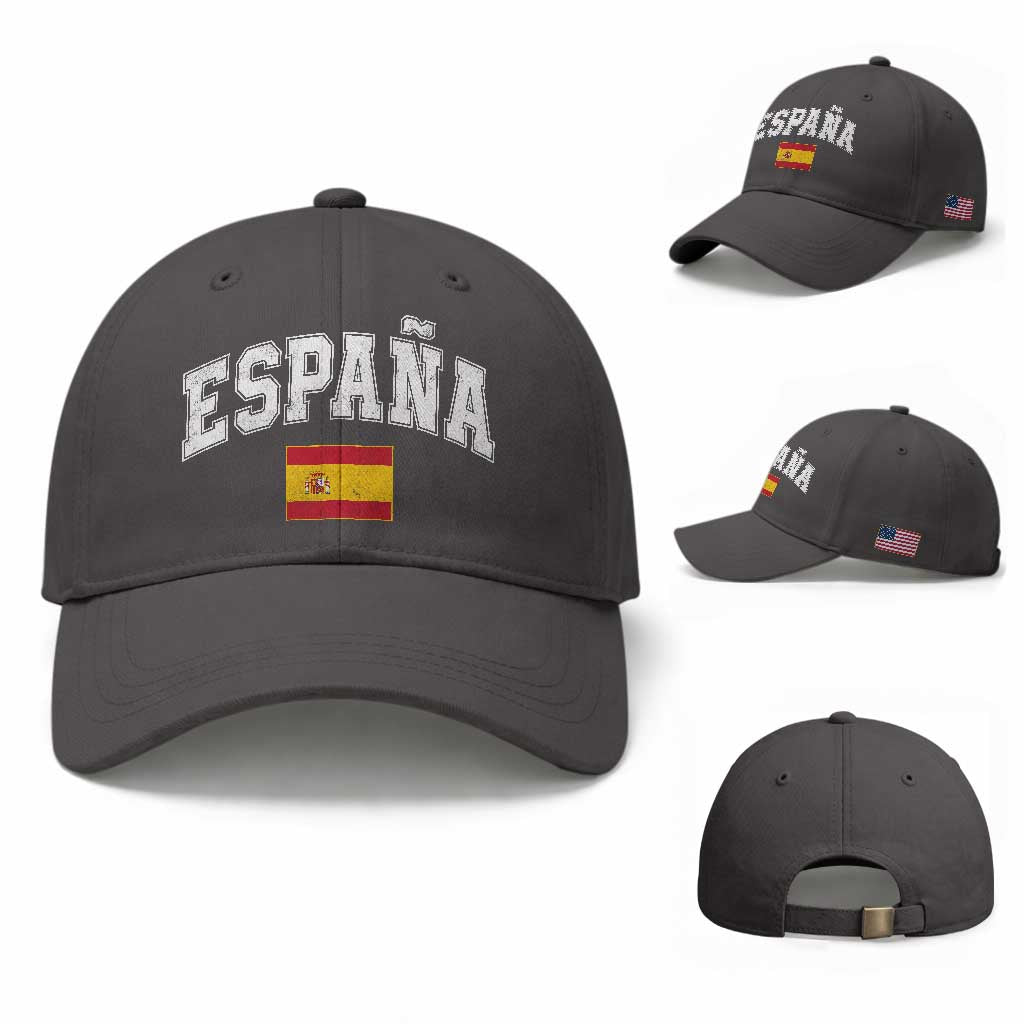 España Vintage Spanish Flag Pride Graphic Baseball Cap