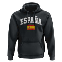 España Vintage Spanish Flag Pride Graphic Hoodie