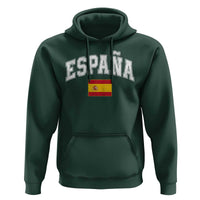 España Vintage Spanish Flag Pride Graphic Hoodie