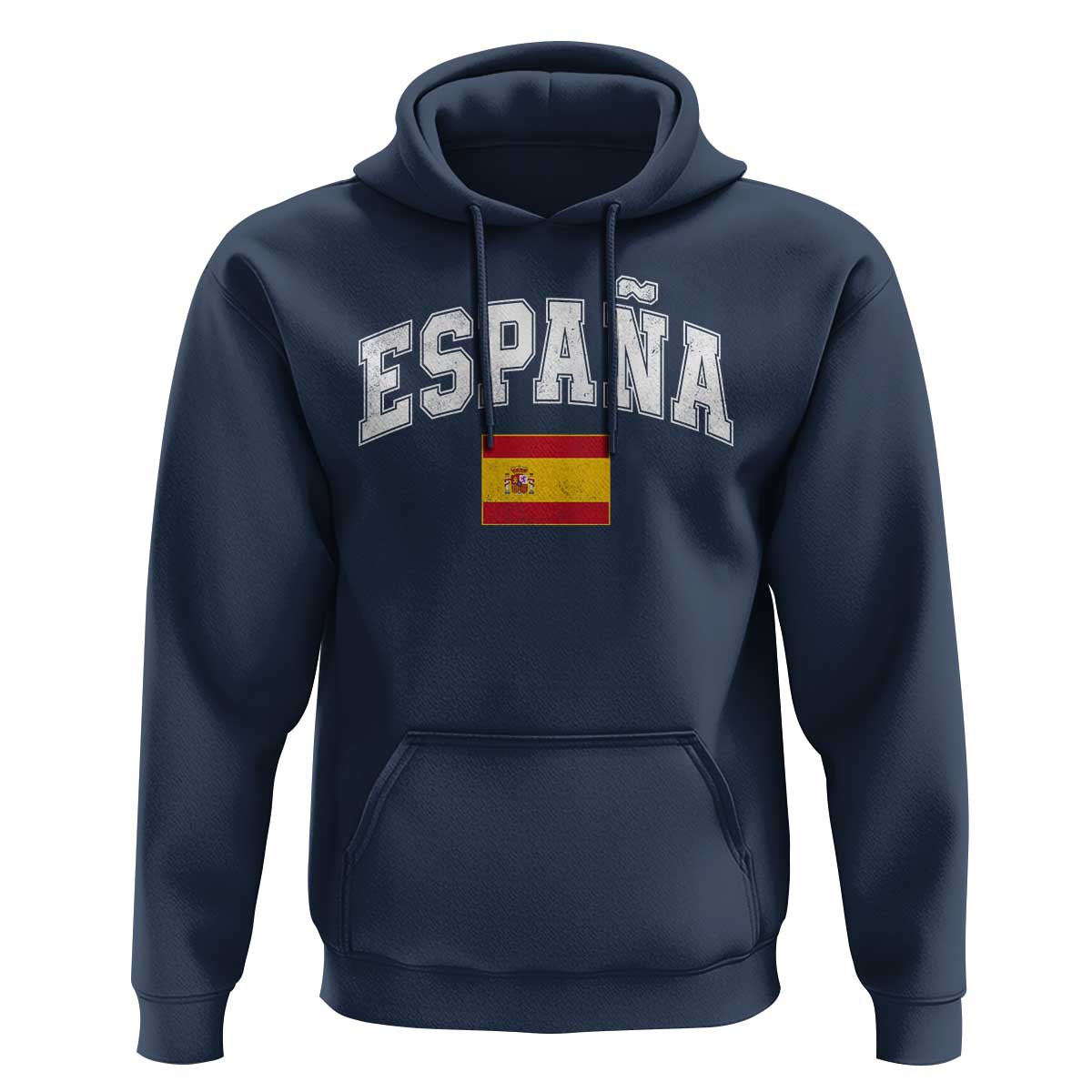España Vintage Spanish Flag Pride Graphic Hoodie