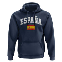 España Vintage Spanish Flag Pride Graphic Hoodie