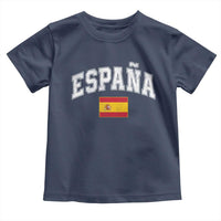 España Vintage Spanish Flag Pride Graphic Toddler T Shirt