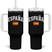 España Vintage Spanish Flag Pride Graphic Tumbler With Handle
