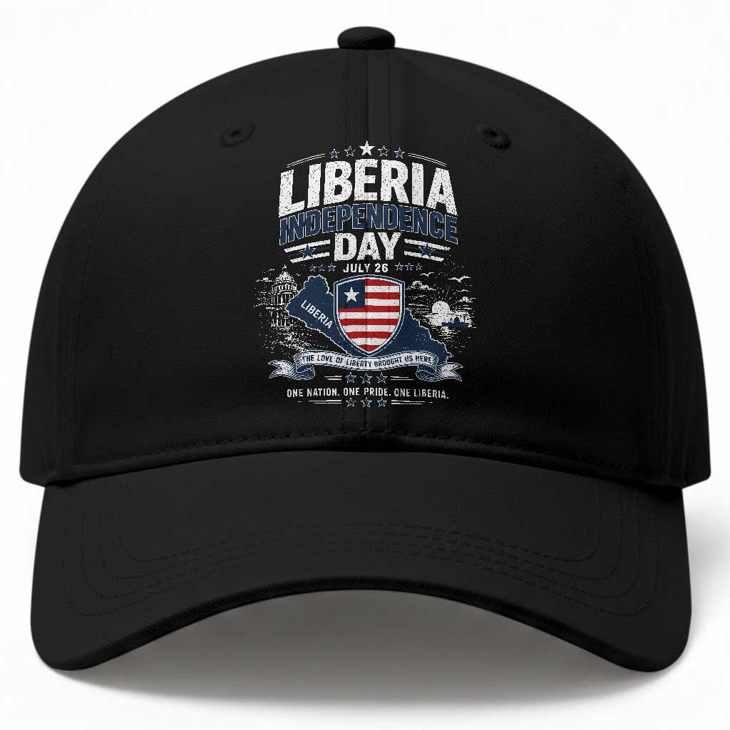 Liberia Independence Day July 26 Patriotic Pride Baseball Cap