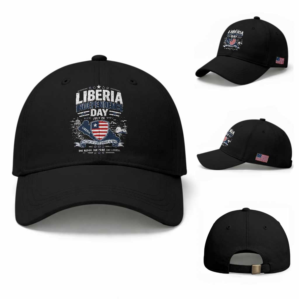 Liberia Independence Day July 26 Patriotic Pride Baseball Cap